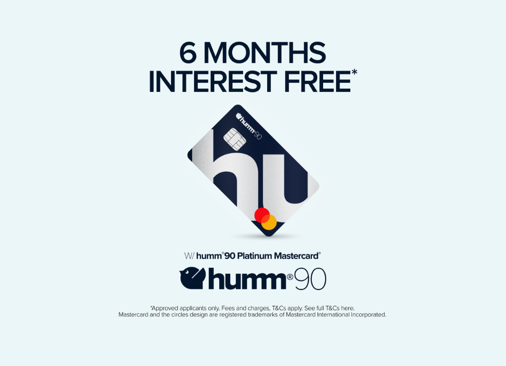 Interest Free* Payments with humm90