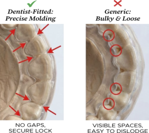 Mouthguard comparison: dentist-fitted vs store-bought